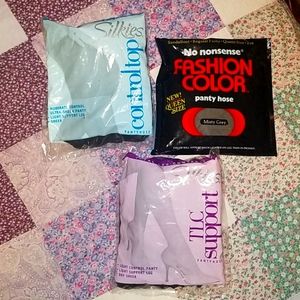 3 packs of pantyhose